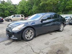 Salvage cars for sale at Austell, GA auction: 2012 Infiniti G37 Base