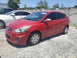 Salvage cars for sale at Opa Locka, FL auction: 2015 Hyundai Accent GS