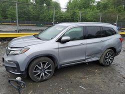 Salvage cars for sale at Waldorf, MD auction: 2019 Honda Pilot Touring