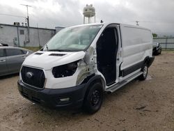 Salvage cars for sale at Chicago Heights, IL auction: 2022 Ford Transit T-250