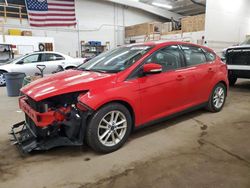 Salvage cars for sale at Ham Lake, MN auction: 2015 Ford Focus SE