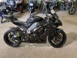 Salvage cars for sale from Copart Windsor, NJ: 2010 Kawasaki ZX1000 F