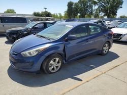 Salvage cars for sale at Sacramento, CA auction: 2015 Hyundai Elantra SE