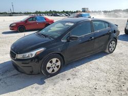 Salvage cars for sale from Copart Arcadia, FL: 2017 KIA Forte LX
