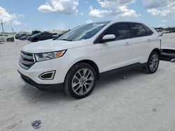 Salvage cars for sale from Copart Arcadia, FL: 2016 Ford Edge Titanium