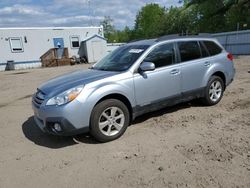 Salvage cars for sale from Copart Lyman, ME: 2013 Subaru Outback 2.5I Limited