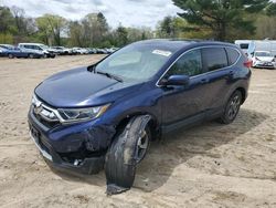 Salvage cars for sale at North Billerica, MA auction: 2017 Honda CR-V EX