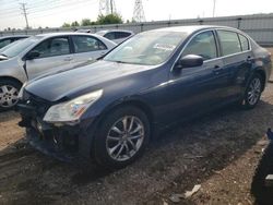 Salvage cars for sale at Elgin, IL auction: 2009 Infiniti G37