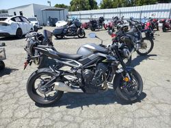 Triumph salvage cars for sale: 2024 Triumph Street Triple 765 R