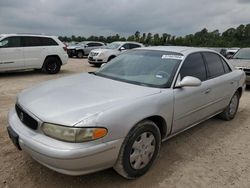 Salvage cars for sale at Houston, TX auction: 2003 Buick Century Custom