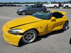 Salvage cars for sale at Fresno, CA auction: 2007 Honda S2000