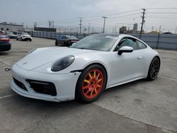 Salvage cars for sale at Sun Valley, CA auction: 2020 Porsche 911 Carrera S