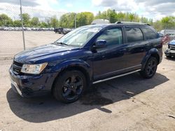Salvage cars for sale at Chalfont, PA auction: 2018 Dodge Journey Crossroad