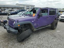 Jeep salvage cars for sale: 2018 Jeep Wrangler Unlimited Sport