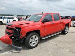 Salvage cars for sale at Grand Prairie, TX auction: 2018 Chevrolet Silverado C1500 Custom