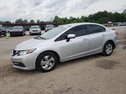 Salvage cars for sale at Florence, MS auction: 2014 Honda Civic LX