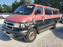 Salvage cars for sale from Copart Ocala, FL: 2001 Dodge RAM Wagon B3500
