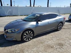 Salvage cars for sale from Copart Van Nuys, CA: 2016 Nissan Maxima 3.5S