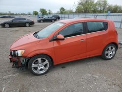 Salvage cars for sale from Copart Ontario Auction, ON: 2012 Chevrolet Sonic LT