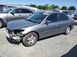 Salvage cars for sale at Sacramento, CA auction: 2005 Honda Civic Hybrid