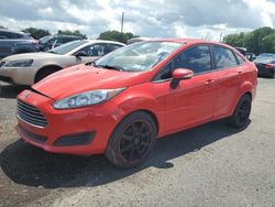 Salvage cars for sale at East Granby, CT auction: 2015 Ford Fiesta SE