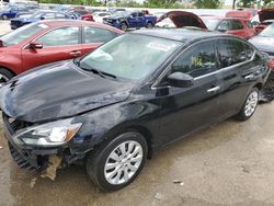 Salvage cars for sale at Bridgeton, MO auction: 2017 Nissan Sentra S