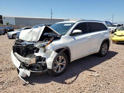 Salvage cars for sale at Phoenix, AZ auction: 2015 Toyota Highlander XLE