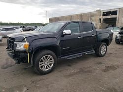 Salvage cars for sale at Fredericksburg, VA auction: 2015 GMC Canyon SLT