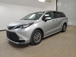 Salvage cars for sale from Copart Wilmer, TX: 2022 Toyota Sienna LE