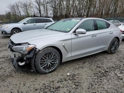 Salvage cars for sale at Candia, NH auction: 2019 Genesis G70 Prestige