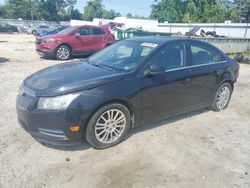 Chevrolet salvage cars for sale: 2012 Chevrolet Cruze ECO