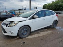Salvage cars for sale at Oklahoma City, OK auction: 2012 Ford Focus SE