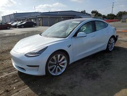 Salvage cars for sale from Copart San Diego, CA: 2018 Tesla Model 3