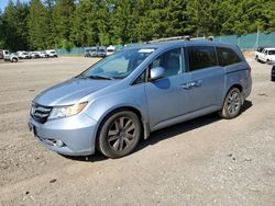 Salvage cars for sale from Copart Graham, WA: 2014 Honda Odyssey Touring