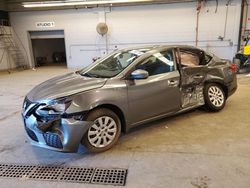 Salvage cars for sale at Wheeling, IL auction: 2016 Nissan Sentra S