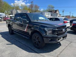 Salvage cars for sale at North Billerica, MA auction: 2019 Ford F150 Supercrew