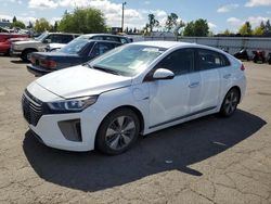 Salvage cars for sale at Woodburn, OR auction: 2019 Hyundai Ioniq Limited