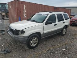 Jeep salvage cars for sale: 2002 Jeep Grand Cherokee Sport
