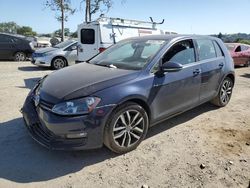 Salvage cars for sale at San Martin, CA auction: 2017 Volkswagen Golf S