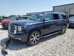 Chevrolet salvage cars for sale: 2017 Chevrolet Suburban K1500 Premier