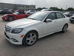 Salvage cars for sale at Wilmer, TX auction: 2011 Mercedes-Benz C300