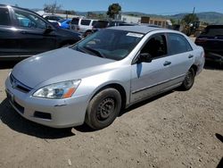 Salvage cars for sale from Copart San Martin, CA: 2006 Honda Accord Value