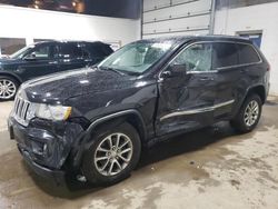 Salvage cars for sale at Blaine, MN auction: 2012 Jeep Grand Cherokee Laredo