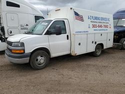 Salvage trucks for sale at Brighton, CO auction: 2014 Chevrolet Express G3500