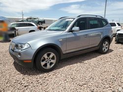 BMW x3 3.0si salvage cars for sale: 2007 BMW X3 3.0SI