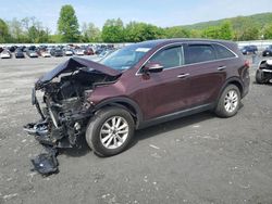 Salvage cars for sale at Grantville, PA auction: 2019 KIA Sorento L