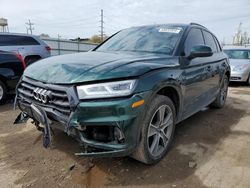 Salvage cars for sale at Chicago Heights, IL auction: 2019 Audi Q5 Prestige