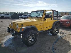 Jeep salvage cars for sale: 2000 Jeep Wrangler / TJ Sport