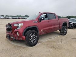 Salvage cars for sale at San Antonio, TX auction: 2019 GMC Sierra K1500 AT4