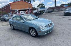 Salvage cars for sale from Copart Orlando, FL: 2003 Mercedes-Benz CLK 320C